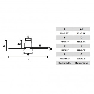 Ventilador de techo LED Klover S CCT Dim (18W)