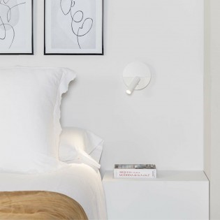 Aplique de pared lector LED con USB Duas (3W)