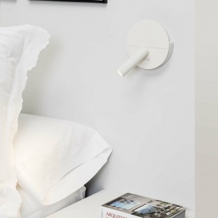 Aplique de pared lector LED con USB Duas (3W)