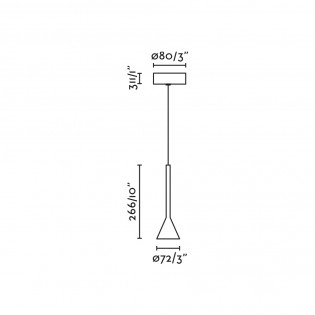 Lámpara colgante LED Anna (6W)