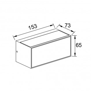 Aplique de pared de exterior LED Cancún (10.5W)