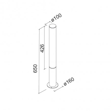 Baliza de exterior LED Gant (18W)