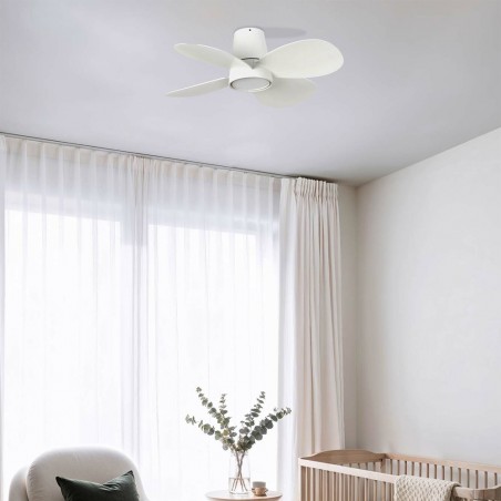 Ventilador de techo LED Klover S CCT Dim (18W)