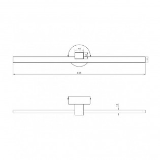 Aplique de pared LED Tarik (15W)