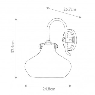 Aplique de pared Congress