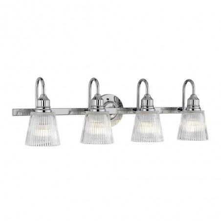 Aplique de pared para baños Addison (4 luces)