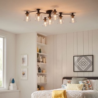 Plafón de techo Axel (7 luces)