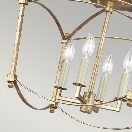 Plafón de techo Thayer (4 luces)