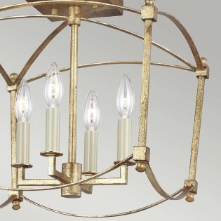 Plafón de techo Thayer (4 luces)
