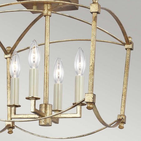 Plafón de techo Thayer (4 luces)