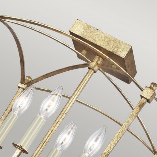 Plafón de techo Thayer (4 luces)