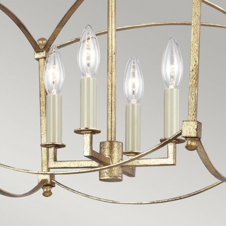Plafón de techo Thayer (4 luces)