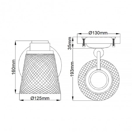Aplique de pared para baños Hudson