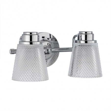 Aplique de pared para baños Hudson (2 luces)