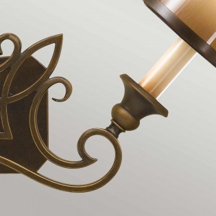 Aplique de pared Justine B (2 luces)