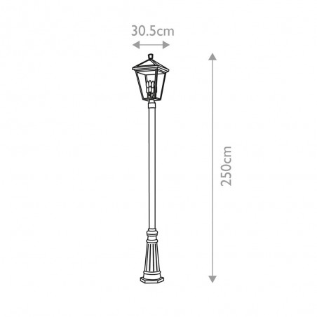 Farola de exterior Alford Place