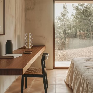 Lámpara de mesa LED Vitree...