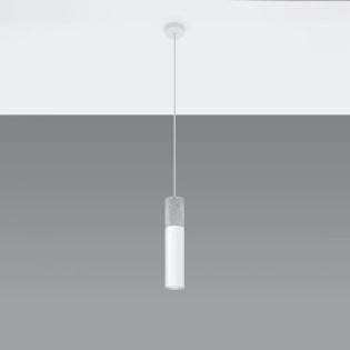 Lámpara colgante Nivoto blanco