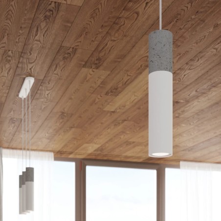 Lámpara colgante Nivoto blanco, 3 luces