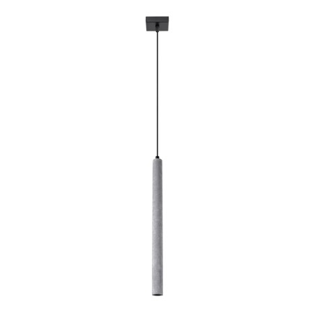 Lámpara colgante Vacu 1 luz, cemento