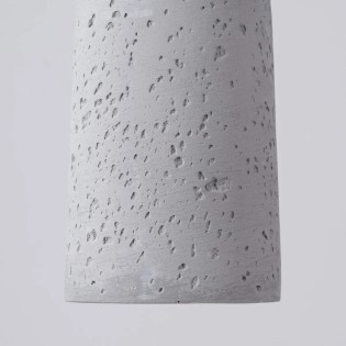 Lámpara colgante Uscuna cemento