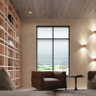 Aplique de pared Vano, madera natural