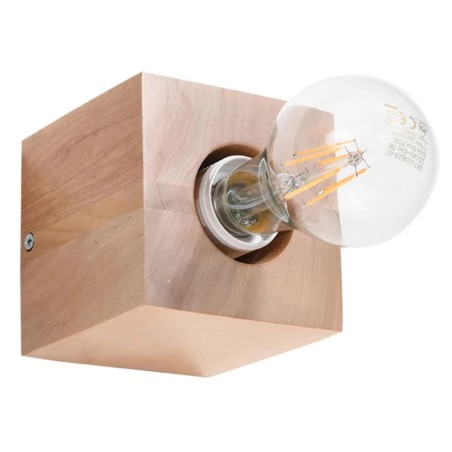 Aplique de pared Sorel madera natural