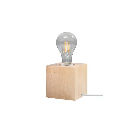 Lámpara de mesa Sorel madera natural