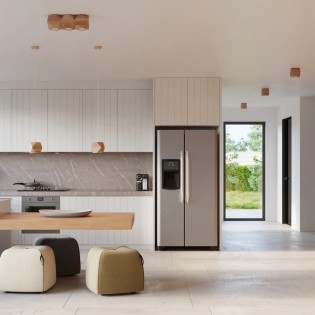 Regleta Mion 3 luces, madera natural