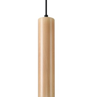 Lámpara colgante Zori madera natural