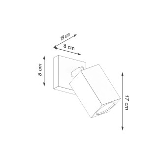 Aplique de pared Rain