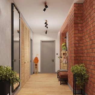 Regleta Domovi negro, 4 luces