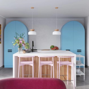 Lámpara colgante Aszo blanco