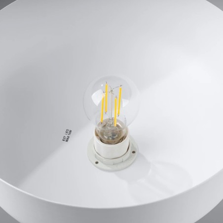 Lámpara colgante Aszo blanco