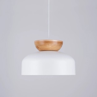 Lámpara colgante Aszo blanco