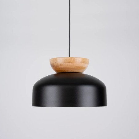 Lámpara colgante Aszo negro