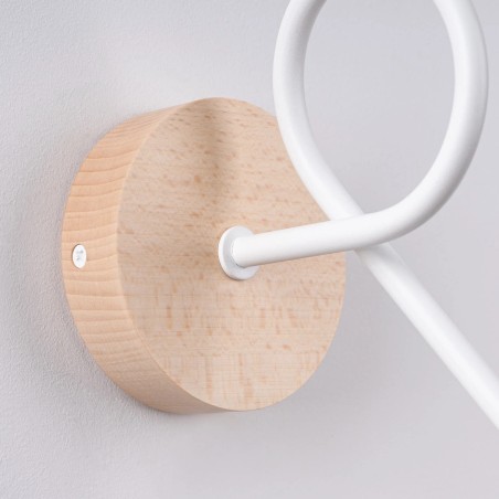 Aplique de pared Laramo blanco