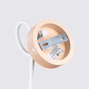 Aplique de pared Laramo blanco