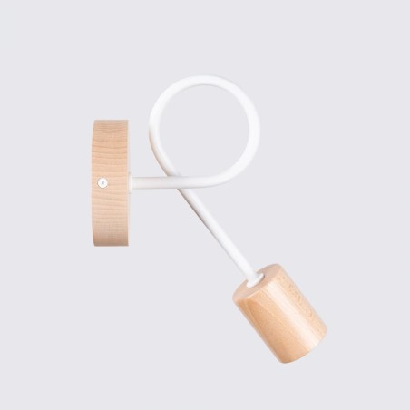 Aplique de pared Laramo blanco