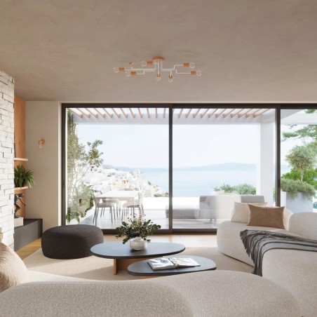 Aplique de pared Zano blanco