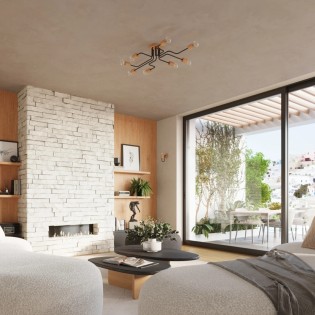 Aplique de pared Zano negro