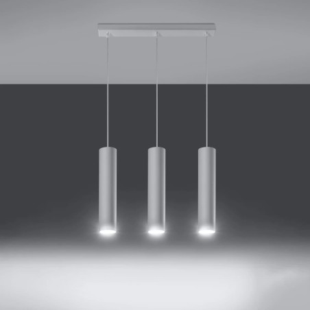 Lámpara colgante Vaza blanco, 3 luces