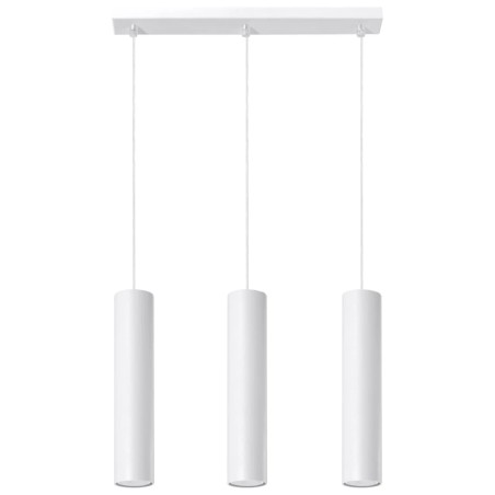 Lámpara colgante Vaza blanco, 3 luces