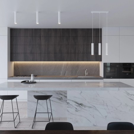 Lámpara colgante Vaza blanco, 3 luces