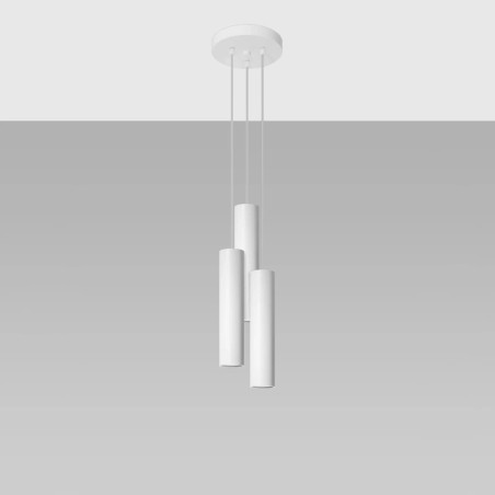 Lámpara colgante Vaza blanco, 3 luces
