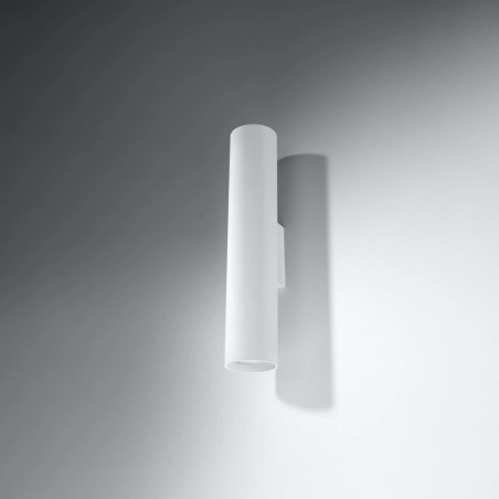 Aplique de pared Vaza blanco, 2 luces