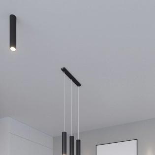 Lámpara colgante Vaza negro, 3 luces