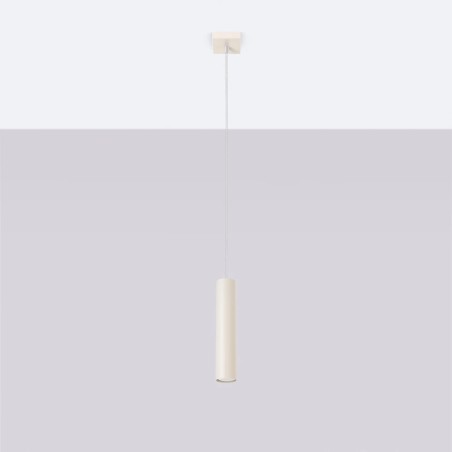 Lámpara colgante Vaza beige, 1 luz