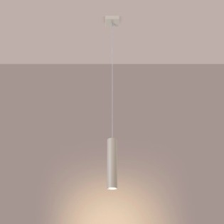 Lámpara colgante Vaza beige, 1 luz