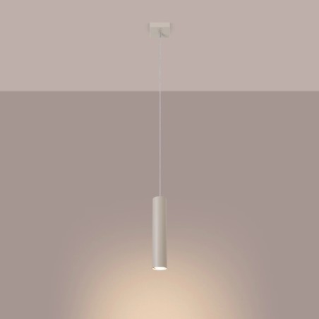 Lámpara colgante Vaza beige, 1 luz